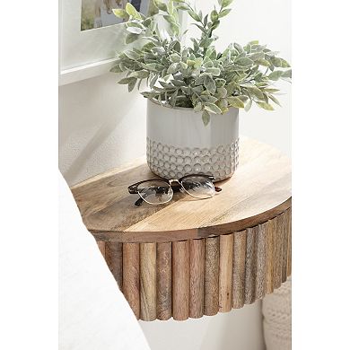 Reid Ribbed Floating Side Table