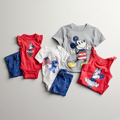 Disney's Minnie Mouse Baby & Toddler Girl 2-pc. Flutter Sleeve Bodysuit & Shorts Set by Jumping Beans®