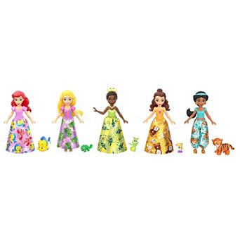 Disney Princess & Friends Five Dolls & Friend Figures Set by Mattel