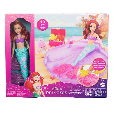 Disney Princess The Little Mermaid Ariel Doll & Pool Set with Moldable Sand