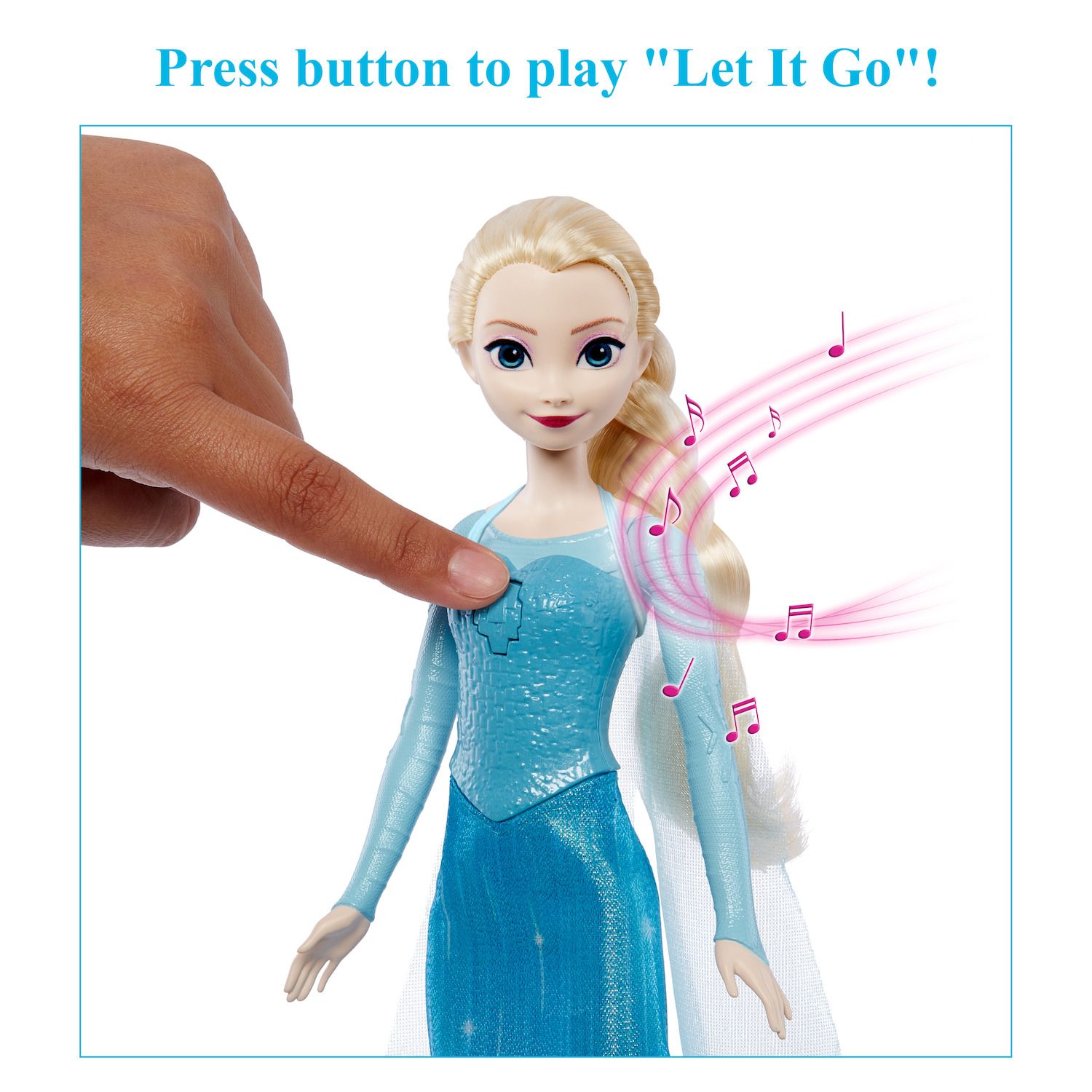 Детская кукла Disney Frozen Singing Elsa Doll by Mattel — фото 3