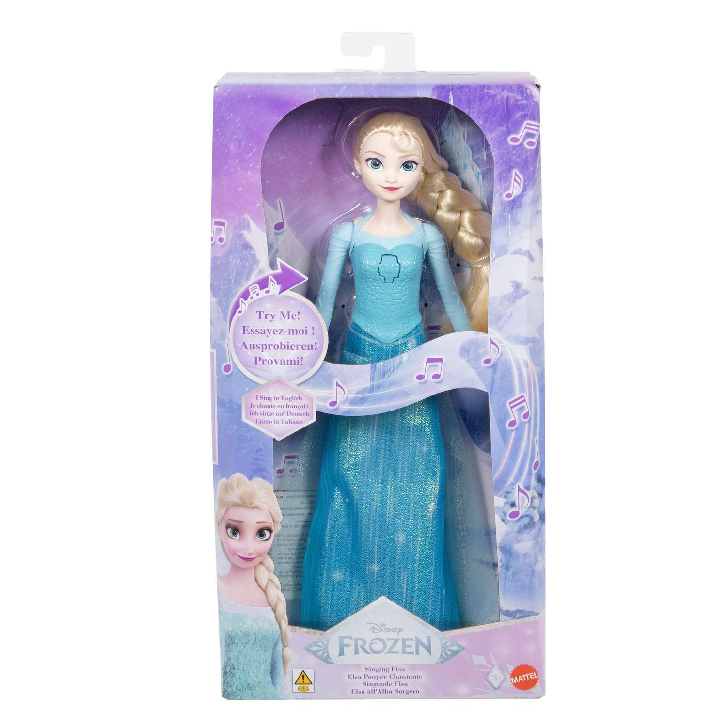 Детская кукла Disney Frozen Singing Elsa Doll by Mattel — фото 6