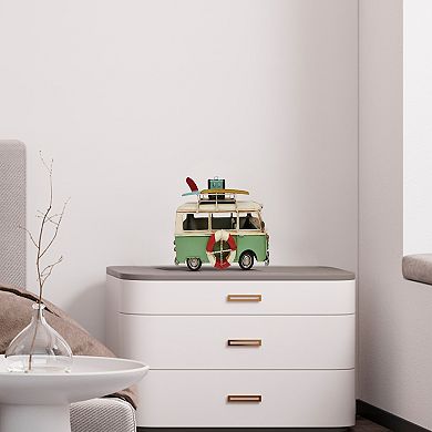 Vw Green Metal Bus Model
