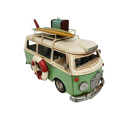 Vw Green Metal Bus Model