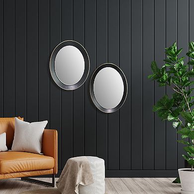 Oval Metal Decorative Mirror