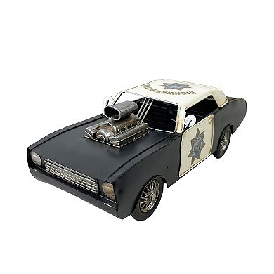 Police Hot Rod Metal Model