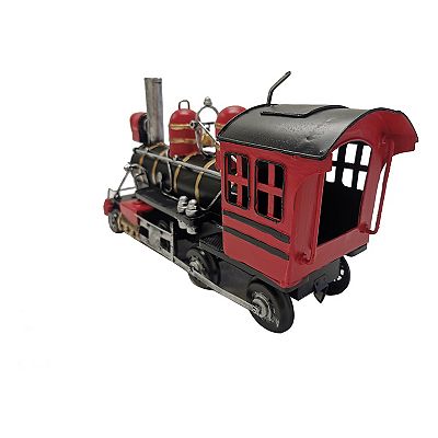 Vintage metal toy train hotsell
