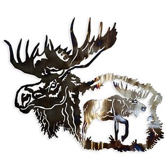 Moose Metal Wall Art