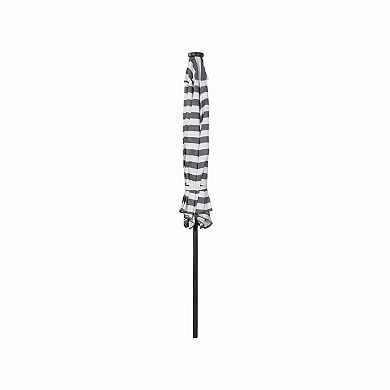 Westintrends 9 Ft. Patio Solar Power Led Market Umbrella