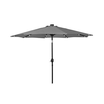 Westintrends 9 Ft. Patio Solar Power Led Market Umbrella