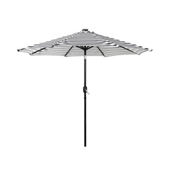 Westintrends 9 Ft. Patio Solar Power Led Market Umbrella