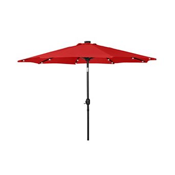 Westintrends 9 Ft. Patio Solar Power Led Market Umbrella
