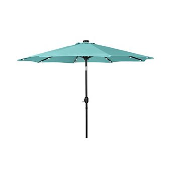 Westintrends 9 Ft. Patio Solar Power Led Market Umbrella