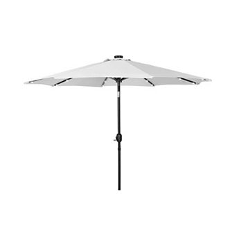 Westintrends 9 Ft. Patio Solar Power Led Market Umbrella
