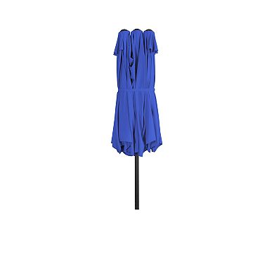 Westintrends Twin 15 X 9 Ft. Rectangular Market Oudoor/patio Umbrella