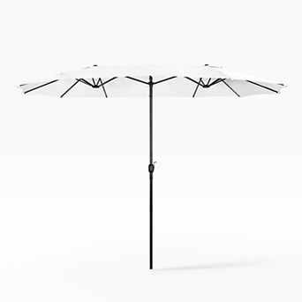 Westintrends Twin 15 X 9 Ft. Rectangular Market Oudoor/patio Umbrella