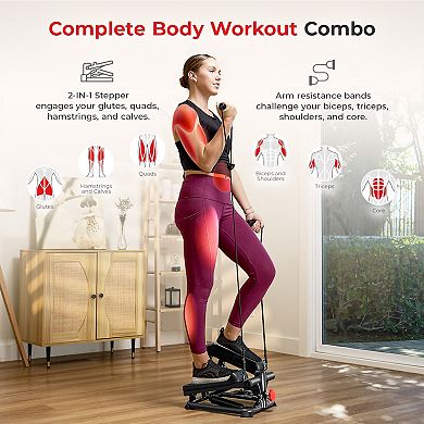 Sunny Health & Fitness Smart Advanced Stair Exercise Stepper