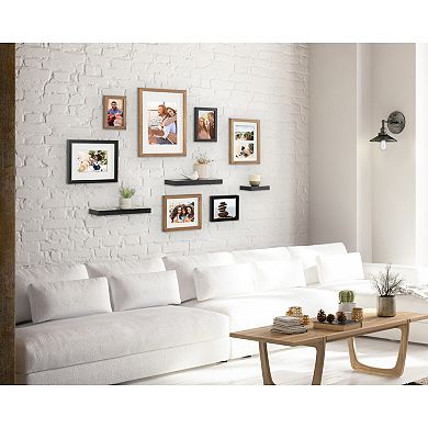 Gallery Wall Frame And Shelf Kit 10 Piece Set