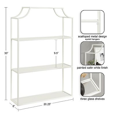 Ciel 21x30 Tiered Wall Shelf