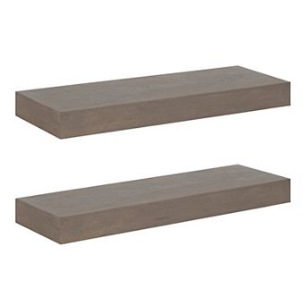 Havlock 24", 2 pc Wood Floating Shelves