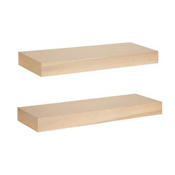 Havlock 24", 2 pc Wood Floating Shelves