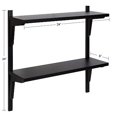 Meridien Wood Wall Shelf