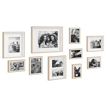 Gibson Wall Photo Frame Set 10 pc