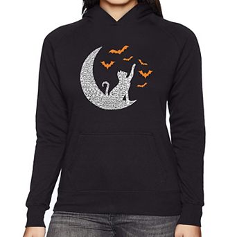 Lunar Bats - Women's Word Art Hooded Sweatshirt