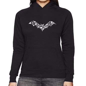 Bat Pics - Women's Word Art Hooded Sweatshirt