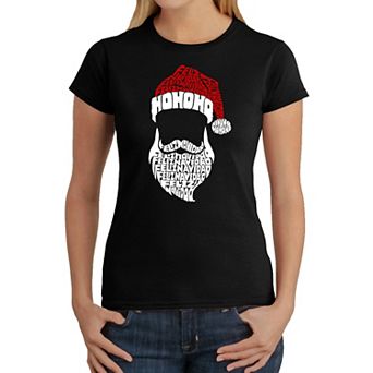 Feliz Navidad Santa Claus - Women's Word Art T-shirt