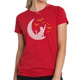 Lunar Bats - Women's Premium Blend Word Art T-shirt