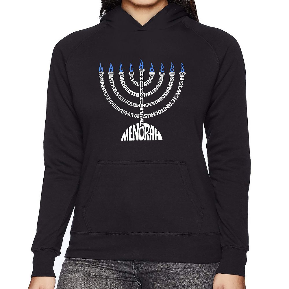Menorah Women's Word Art Hooded Sweatshirt