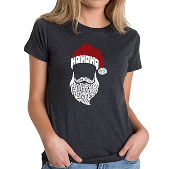 Feliz Navidad Santa Claus - Women's Premium Blend Word Art T-shirt