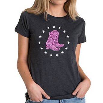 Cowgirl Boots - Women's Premium Blend Word Art T-shirt