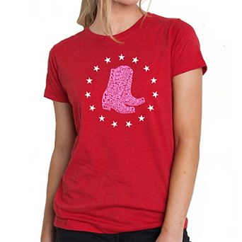 Cowgirl Boots - Women's Premium Blend Word Art T-shirt