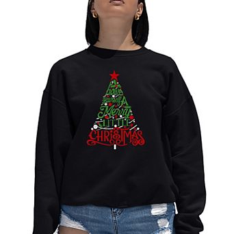 Have Yourself A Merry Little Christmas - Women's Word Art Crewneck Sweatshirt