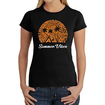 Summer Vibes - Women's Word Art T-shirt