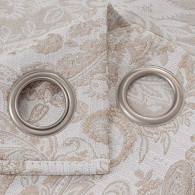 Bridgeport Jacquard High Quality Light Filtering Grommet Curtain Panel