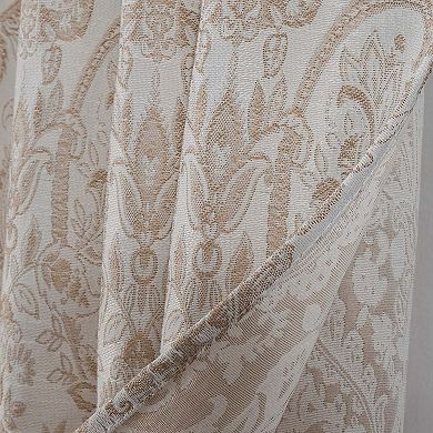 Bridgeport Jacquard High Quality Light Filtering Grommet Curtain Panel