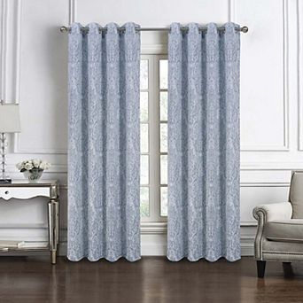 Bridgeport Jacquard High Quality Light Filtering Grommet Curtain Panel