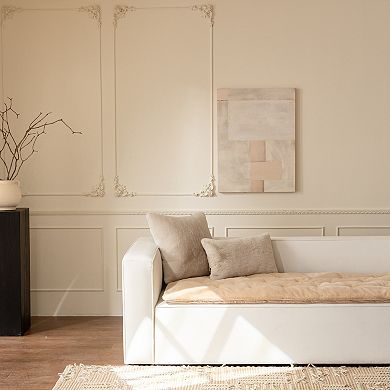 allisandro Reversible Faux Fur & Velvet Couch Cover Thick, Plush, Machine Washable Protector