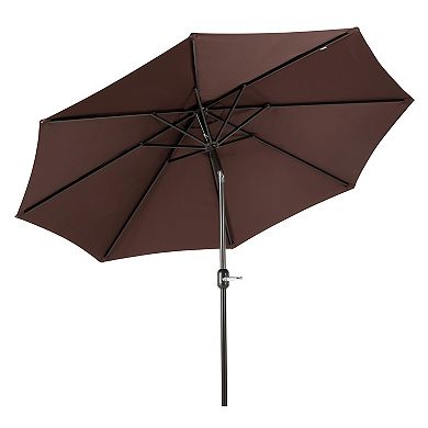 Westintrends 9 Ft. Outdoor/patio Umbrella With 50 Lbs. Concrete Weight Base