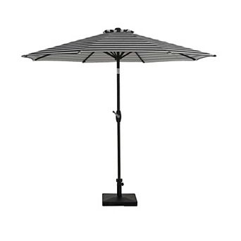 Westintrends 9 Ft. Outdoor/patio Umbrella With 50 Lbs. Concrete Weight Base