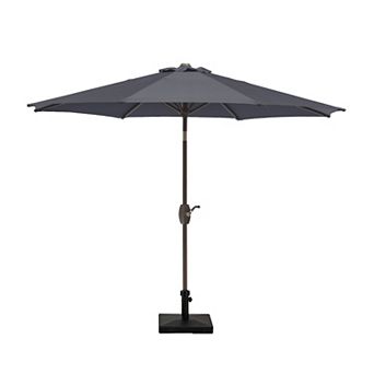 Westintrends 9 Ft. Outdoor/patio Umbrella With 50 Lbs. Concrete Weight Base