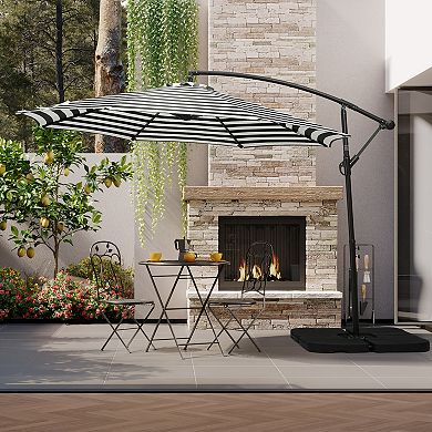 10 ft. Outdoor / Patio Cantilever Hanging Umbrella