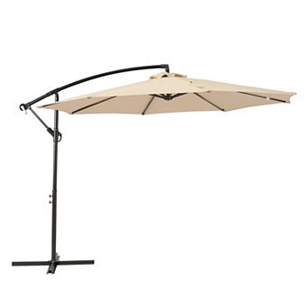 10 ft. Outdoor / Patio Cantilever Hanging Umbrella