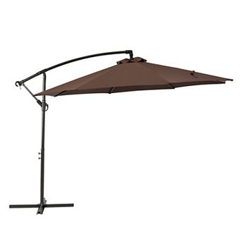 10 ft. Outdoor / Patio Cantilever Hanging Umbrella
