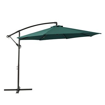 10 ft. Outdoor / Patio Cantilever Hanging Umbrella