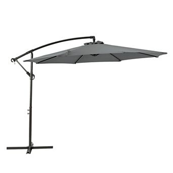 10 ft. Outdoor / Patio Cantilever Hanging Umbrella
