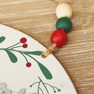 Parisloft Merry and Bright Christmas Wall Hainging Ornament